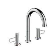 Змішувач для раковини Hansgrohe Axor Uno на 3 отвори хром 38054000