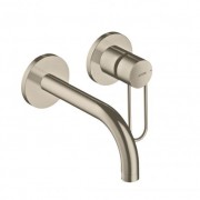 Змішувач для раковини Hansgrohe Axor Uno настінний шліфований нікель 38121820