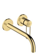Смеситель для раковины Hansgrohe Axor Uno настенный золото 38122930