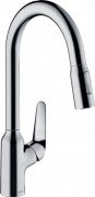 Смеситель для кухни Hansgrohe Focus M42 220 с вытяжным душем 2jet sBox хром 71820000