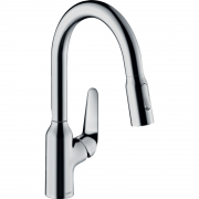 Смеситель для кухни Hansgrohe Focus M42 180 с вытяжным душем 2jet sBox хром 71821000