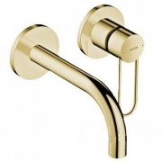 Змішувач для раковини Hansgrohe Axor Uno настінний золото 38121930