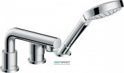 Змішувач для ванни Hansgrohe Talis S змішувач на край ванни на 3 отвори хром 72416000
