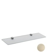 Поличка для ванної Hansgrohe Axor Uno скло / шліфований нікель 41550820