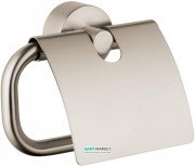 Тримач для туалетного паперу Hansgrohe Axor Uno шліфований нікель 41538820