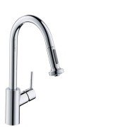 Змішувач для кухні Hansgrohe Talis M52 220 Eco 2jet з витяжним виливом змішувач 72831000