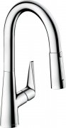 Смеситель для кухни Hansgrohe Talis M51 160 2jet с вытяжным изливом однорычажный хром 73850000