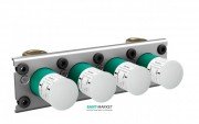 Скрытая часть часть термостата Hansgrohe Axor Edge на 3 потребителя 45443180