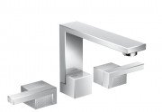 Змішувач для раковини Hansgrohe Axor Edge на 3 отвори з алмазної огранюванням 46051000