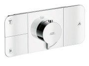 Термостат для душу Hansgrohe Axor One вбудований 3 споживача хром 45713000
