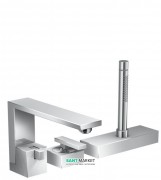 Смеситель на борт ванны Hansgrohe Axor Edge с алмазной огранкой хром 46431000