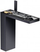 Змішувач для раковини Hansgrohe Axor MyEdition без панелі чорний матовий 47022350