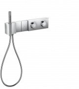 Термостат для душа Hansgrohe Axor Edge 2 потребителя с алмазной огранкой 46701000