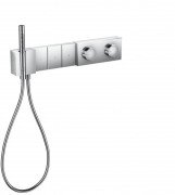 Термостат для душу Hansgrohe Axor Edge 3 споживача з алмазної огранюванням 46711000