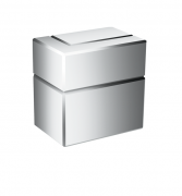 Запорный кран Hansgrohe Axor Edge скрытого монтажа хром 46770000