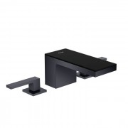Смеситель для раковины Hansgrohe Axor MyEdition чёрный матовый/чёрное стекло 47050350