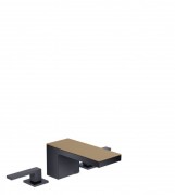 Змішувач для раковини Hansgrohe Axor MyEdition чорний матовий / брашірованная бронза 47050360