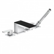 Змішувач на борт ванни Hansgrohe Axor MyEdition хром / чорне скло 47430600