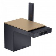 Змішувач для біде Hansgrohe Axor MyEdition без пластини чорний матовий 47212350