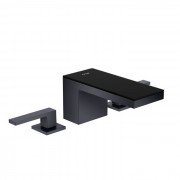 Змішувач для раковини Hansgrohe Axor MyEdition чорний матовий / чорне скло 47050350