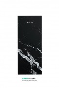 Пластина для змішувача Hansgrohe Axor MyEdition 200 чорний мармур 47913000