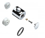 Рукоятка термостатического смесителя Hansgrohe Ecostat хром/серый 96618000