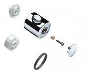 Рукоятка термостатичного змішувача Hansgrohe Ecostat хром / сірий 96618000