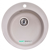 Мийка для кухні Granado Vitoria кругла Ø50,6 см нанограніт gris 0108