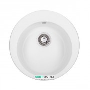 Мийка для кухні Granado Vitoria кругла Ø50,6 см нанограніт white 0105