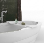 Полочка для ванной IStone Square белый матовый WD01109