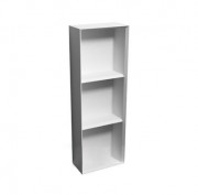 Поличка для ванної триярусна IStone Square 30 см білий матовий WD0195