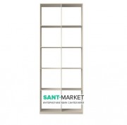 Стеллаж Istone Cube 80х204 см белый матовый камень WD06001