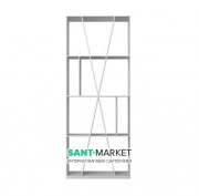 Стелаж Istone Cube 80х204 см білий матовий камінь WD06003