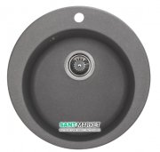 Мойка для кухни Granado Vitoria круглая Ø50,6 см наногранит grafito 0109