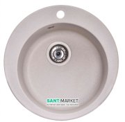 Мойка для кухни Granado Vitoria круглая Ø50,6 см наногранит gris 0108