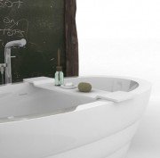 Поличка для ванної IStone Square білий матовий WD01109