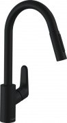 Змішувач для кухні Hansgrohe Focus M41 240 2jet висувна лійка змішувач чорний матовий 31815670