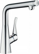 Смеситель для кухни Hansgrohe Metris Select M71 320 Eco 1jet однорычажный хром 14785000