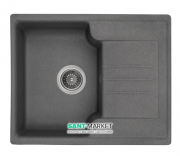Мийка для кухні Granado Avila врізна 60,2х48,8 см нанограніт grafito 0509
