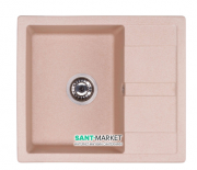 Мойка для кухни Granado Madrid врезная 58х50 см наногранит avena 1602