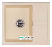 Мойка для кухни Granado Madrid врезная 58х50 см наногранит ivory 1604