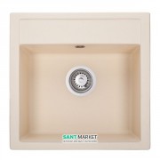 Мойка для кухни Granado Merida 49,6х48 см наногранит ivory 0304