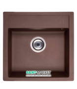 Мойка для кухни Granado Merida 49,6х48 см наногранит marron 0306