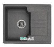 Мийка для кухні Granado Avila врізна 60,2х48,8 см нанограніт grafito 0509