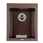 Мийка для кухні Granado Cadiz прямокутна 41х50 см нанограніт marron 2306