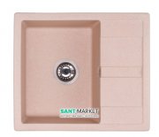 Мийка для кухні Granado Madrid врізна 58х50 см нанограніт avena 1602