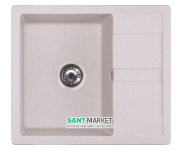 Мийка для кухні Granado Madrid врізна 58х50 см нанограніт gris 1608