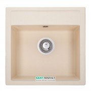 Мийка для кухні Granado Merida 49,6х48 см нанограніт ivory 0304