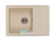 Мийка для кухні Granado Palma врізна 62х43,5 см нанограніт ivory 2004
