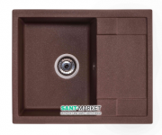 Мойка для кухни Granado Altea врезная 61х49,5 см наногранит marron 1306